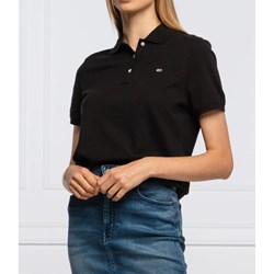 Bluzka damska czarna Tommy Jeans z krótkim rękawem  - zdjęcie produktu