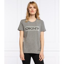 Bluzka damska DKNY z okrągłym dekoltem z krótkim rękawem  - zdjęcie produktu