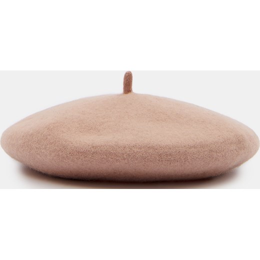 Beret Damski Bezowy Mohito