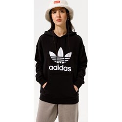 Bluza damska czarna Adidas krótka  - zdjęcie produktu