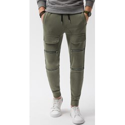 Ombre spodnie męskie zielone  - zdjęcie produktu