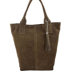 Shopper bag Barberini`s skórzana wakacyjna matowa  - zdjęcie produktu