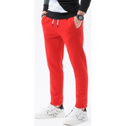 Spodnie męskie czerwone Ombre  - zdjęcie produktu