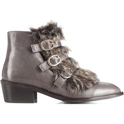 Botki Wittchen casual z klamrą bez wzorów  - zdjęcie produktu