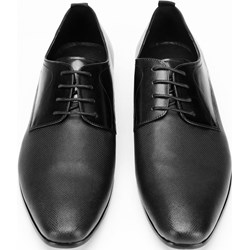 WITTCHEN buty eleganckie męskie czarne z tworzywa sztucznego  - zdjęcie produktu