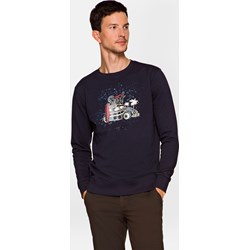 Bluza męska Lancerto w stylu młodzieżowym zamszowa  - zdjęcie produktu