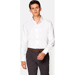 Koszula męska Lancerto z długim rękawem z klasycznym kołnierzykiem bez wzorów  - zdjęcie produktu