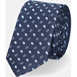 Granatowy krawat Lancerto  - zdjęcie produktu