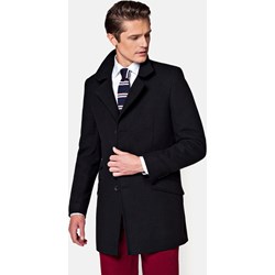 Płaszcz męski czarny Lancerto  - zdjęcie produktu