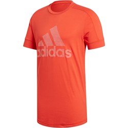 Koszulka sportowa Adidas z dzianiny z napisami  - zdjęcie produktu