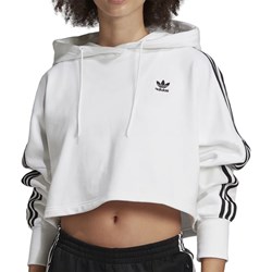 Bluza damska Adidas biała krótka sportowa  - zdjęcie produktu