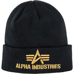 Czapka zimowa damska czarna Alpha Industries  - zdjęcie produktu
