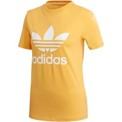 Bluzka sportowa żółta Adidas na siłownię  - zdjęcie produktu
