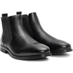 Buty zimowe męskie Ecco czarne bez zapięcia  - zdjęcie produktu
