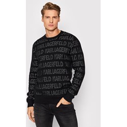 Sweter męski czarny Karl Lagerfeld  - zdjęcie produktu