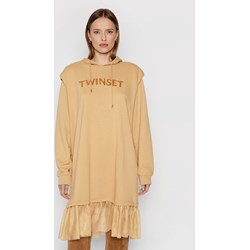 Sukienka Twinset z okrągłym dekoltem na spacer casual  - zdjęcie produktu
