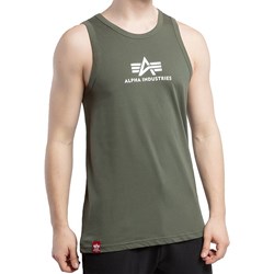 T-shirt męski Alpha Industries z krótkimi rękawami na lato  - zdjęcie produktu