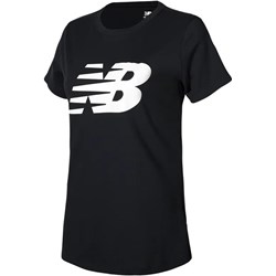 Bluzka damska New Balance z okrągłym dekoltem z krótkim rękawem  - zdjęcie produktu