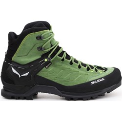 Zielone buty trekkingowe męskie SALEWA sznurowane  - zdjęcie produktu
