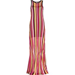 Sukienka koszulowa bez rękawów casual z okrągłym dekoltem  - zdjęcie produktu