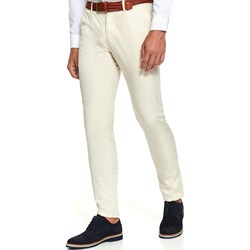 Spodnie męskie Top Secret tkaninowe bez wzorów  - zdjęcie produktu