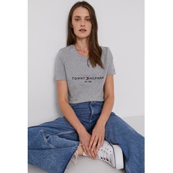 Bluzka damska Tommy Hilfiger z okrągłym dekoltem z krótkim rękawem  - zdjęcie produktu