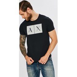 T-shirt męski czarny Armani Exchange  - zdjęcie produktu