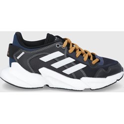 Buty sportowe damskie Adidas Performance wiązane z tworzywa sztucznego na platformie  - zdjęcie produktu