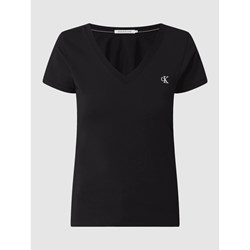 Bluzka damska Calvin Klein z krótkim rękawem na lato  - zdjęcie produktu