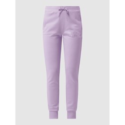 Spodnie damskie Versace Jeans fioletowe  - zdjęcie produktu