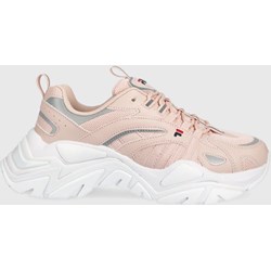 Buty sportowe damskie Fila sneakersy na wiosnę sznurowane na platformie  - zdjęcie produktu