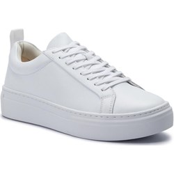 Buty sportowe damskie Vagabond sneakersy z gumy białe sznurowane  - zdjęcie produktu