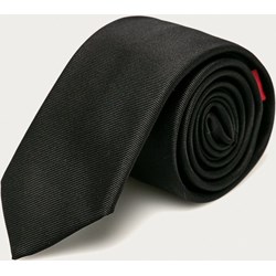 Czarny krawat Hugo Boss  - zdjęcie produktu
