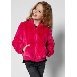 Guess kurtka dziewczęca różowa bez wzorów  - zdjęcie produktu