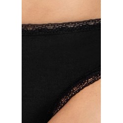 Majtki damskie Atlantic czarne z elastanu casual  - zdjęcie produktu