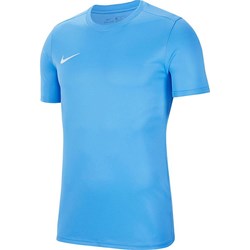 Koszulka sportowa Nike niebieska bez wzorów  - zdjęcie produktu