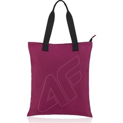 Shopper bag 4F na wakacje matowa mieszcząca a4 fioletowa poliestrowa na ramię  - zdjęcie produktu