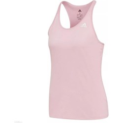 Bluzka damska Adidas różowa z okrągłym dekoltem  - zdjęcie produktu