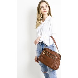 Shopper bag Olika na ramię lakierowana  - zdjęcie produktu