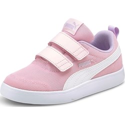 Buty sportowe dziecięce Puma na rzepy skórzane  - zdjęcie produktu