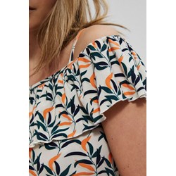 Moodo.pl bluzka damska boho z dekoltem typu hiszpanka  - zdjęcie produktu
