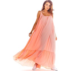 Sukienka AWAMA maxi na bal z dekoltem v elegancka  - zdjęcie produktu