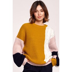 Sweter damski Be z okrągłym dekoltem  - zdjęcie produktu