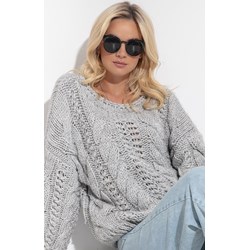 Sweter damski Fobya z okrągłym dekoltem  - zdjęcie produktu