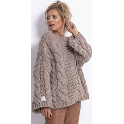 Sweter damski Fobya z okrągłym dekoltem  - zdjęcie produktu
