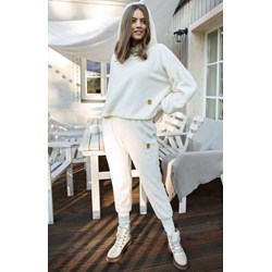 Bluza damska Lalupa biała jesienna  - zdjęcie produktu