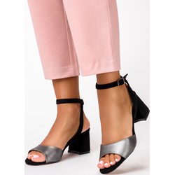 Sandały damskie Casu eleganckie gładkie  - zdjęcie produktu