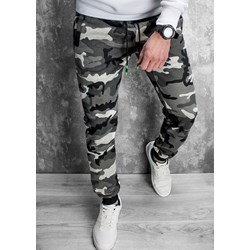 Spodnie męskie Recea w militarnym stylu moro  - zdjęcie produktu