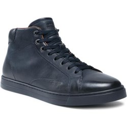 Buty zimowe męskie Gino Rossi skórzane casual sznurowane  - zdjęcie produktu
