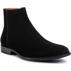 Buty zimowe męskie Gino Rossi czarne  - zdjęcie produktu
